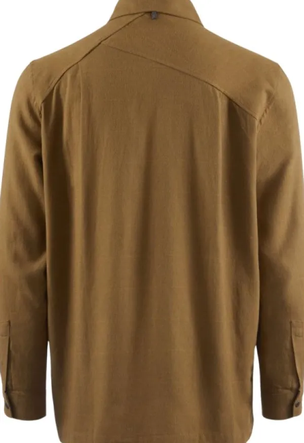 Klättermusen Flanelli- Ja Kauluspaidat^Helheim LS Shirt paita, Olive-Juniper Green