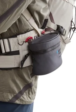 Klättermusen Reppujen Ja Laukkujen Tarvikkeet^Hipbelt Pocket 2.0 lisätasku, tummanharmaa