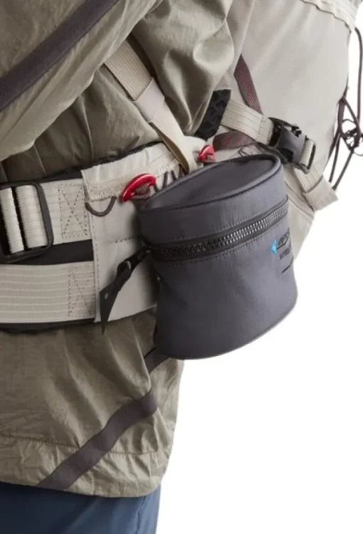 Klättermusen Reppujen Ja Laukkujen Tarvikkeet^Hipbelt Pocket 2.0 lisätasku, siniharmaa
