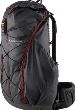 Klättermusen Raido 2.0 Backpack reppu, 38L, mustaharmaa| Reput Ja Rinkat