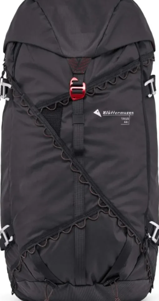 Klättermusen Reput Ja Rinkat^Trud Backpack reppu, 44L, mustaharmaa