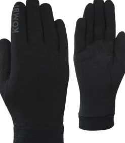 Kombi Käsineet/Aluskäsineet^Merino Wool Liner merinovillaiset aluskäsineet, musta