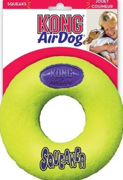Kong Aktivointilelut^Airdog Squeakair Donut koiranlelu, M