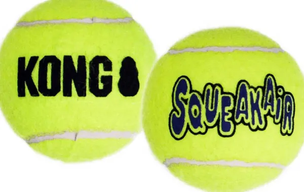 Kong Aktivointilelut^Airdog Squeaker vinkuva tennispallo, XS, 3 kpl