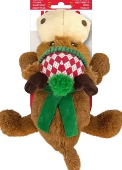 Kong Pehmeät Lelut^Holiday Cozie Reindeer koiran pehmolelu, M 15,5x10x7,5 cm