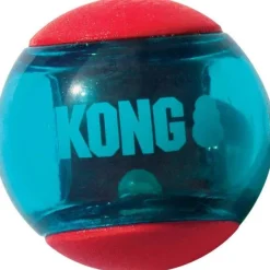 Kong Squeezz Actionball koiranlelu, M, punainen, 3kpl| Aktivointilelut