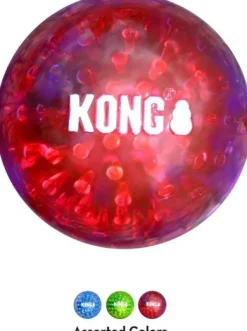 Kong Aktivointilelut^Squeezz Geodz Ball koiranlelu, L, 2 kpl