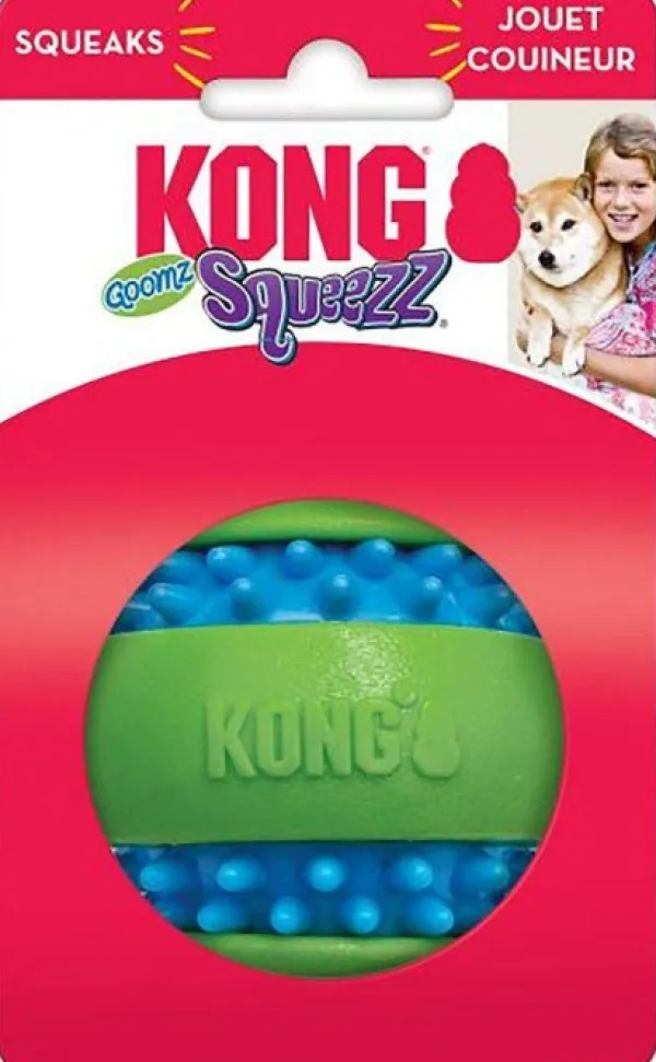 Kong Squeezz Goomz Ball koiranlelu, M| Aktivointilelut