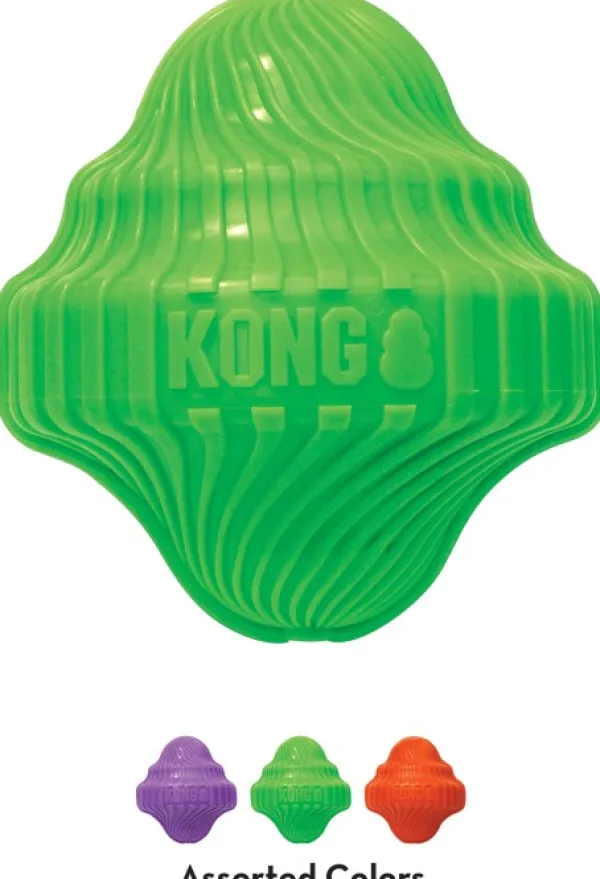 Kong Squeezz Orbitz Pin Top Mix koiranlelu, M/L| Aktivointilelut