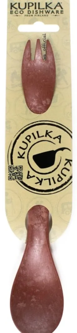 Kupilka Spork 225 eräruokailuväline, punainen| Astiat Ja Ruokailuvälineet