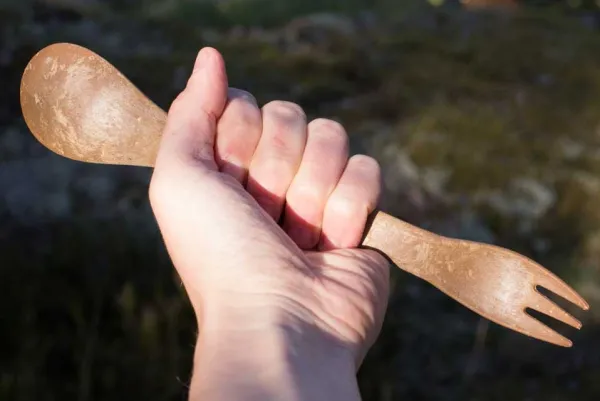 Kupilka Spork 225 eräruokailuväline, punainen| Astiat Ja Ruokailuvälineet