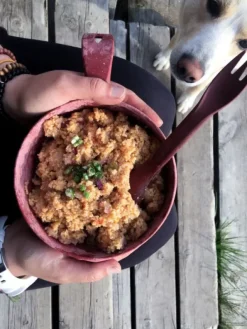 Kupilka Spork 225 eräruokailuväline, punainen| Astiat Ja Ruokailuvälineet