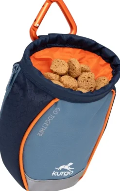 Kurgo Go Stuff It Treat Bag makupalapussi, tummansininen| Makupalat