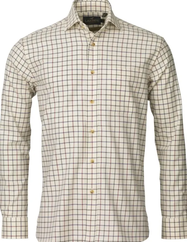 Laksen Benny Cotton Wool Shirt kauluspaita, ruudullinen| Metsästyspaidat