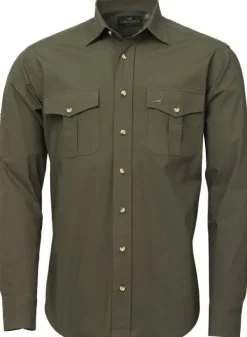 Laksen Nairobi paita, Olive Green| Metsästyspaidat