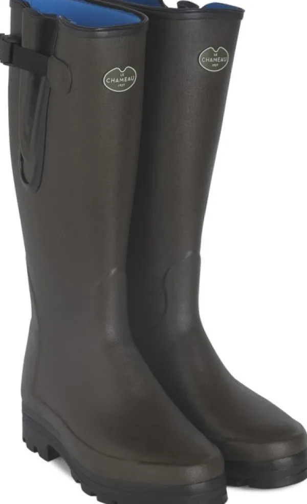 Le Chameau Men's Vierzonord Neoprene Lined Boot Brown| Saappaat