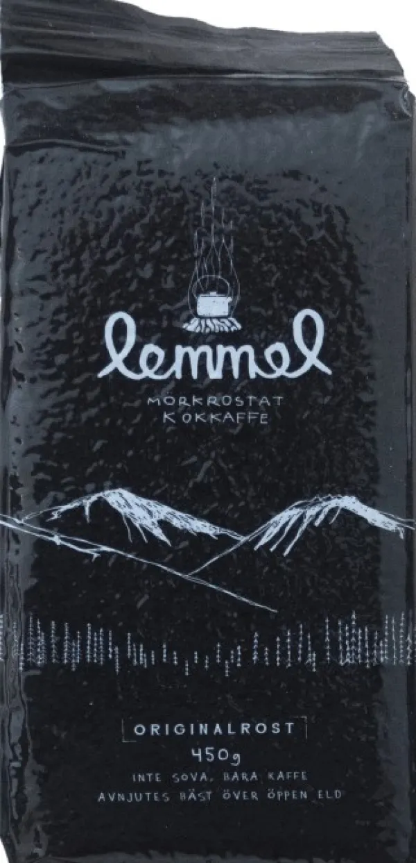 Lemmelkaffe Retkiruoat^Tummapaahtoinen Nokipannukahvi 450 g