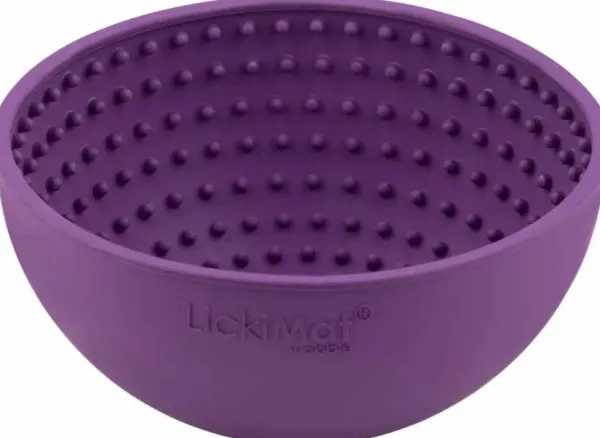 Lickimat Koirankupit^nuolumatto Wobble Lila 17x17x8 cm