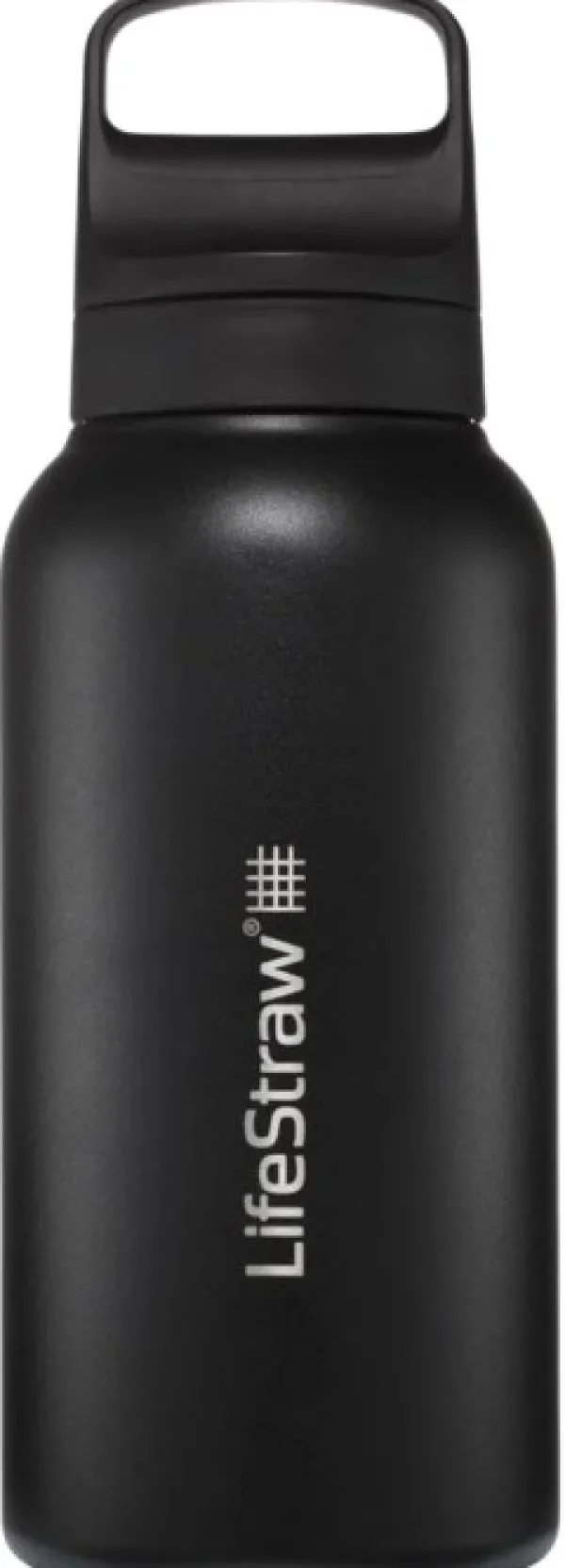 Lifestraw Go 2.0 Stainless Steel 1L vedensuodatin, Black| Vedenpuhdistus