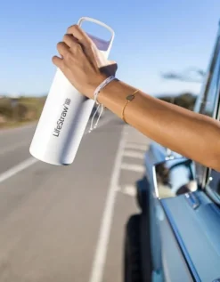 Lifestraw Go 2.0 Stainless Steel 1L vedensuodatin, Black| Vedenpuhdistus