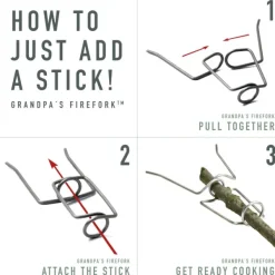 Light My Fire Grandpas FireFork BIO 2-pack Musty Yellow / Hazy Blue| Astiat Ja Ruokailuvälineet