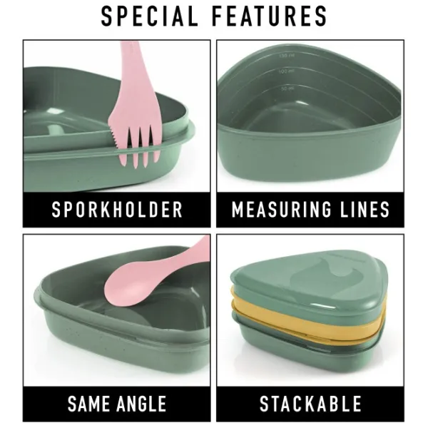 Light My Fire Astiat Ja Ruokailuvälineet^LunchKit BIO Musty Yellow