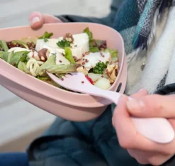 Light My Fire Spork Medium BIO 2-pack Sandy Green / Dusty Pink| Astiat Ja Ruokailuvälineet