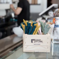 Light My Fire Astiat Ja Ruokailuvälineet^Spork´n Straw BIO Sandy Green