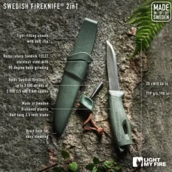 Light My Fire Swedish Fireknife BIO Cocoshell| Puukot