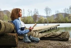 Lowa Vaellus- Ja Trekkingkengät^Renegade GTX Mid naisten vaelluskengät, Smoke Blue