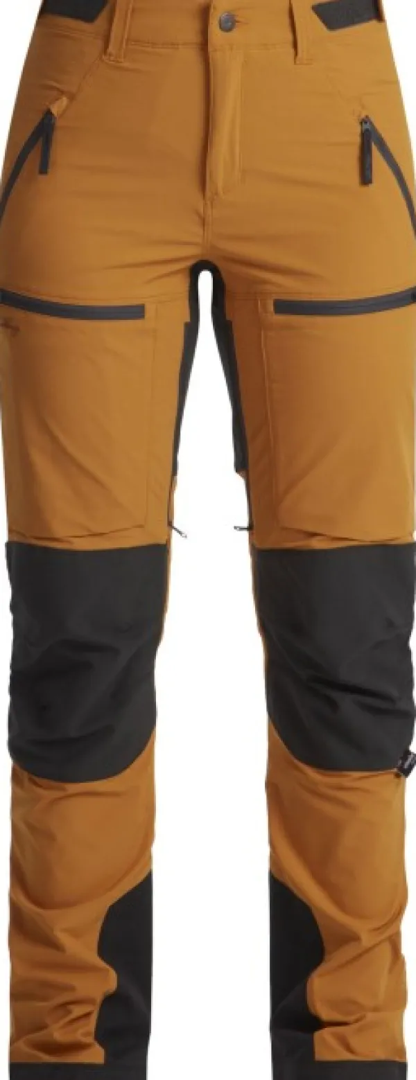 Lundhags Askro Pro Pant naisten housut, Gold/Charcoal| Retkeilyhousut