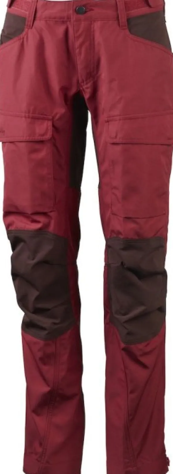 Lundhags Authentic II -naisten ulkoiluhousut ruskeanpunainen / ruskea| Retkeilyhousut