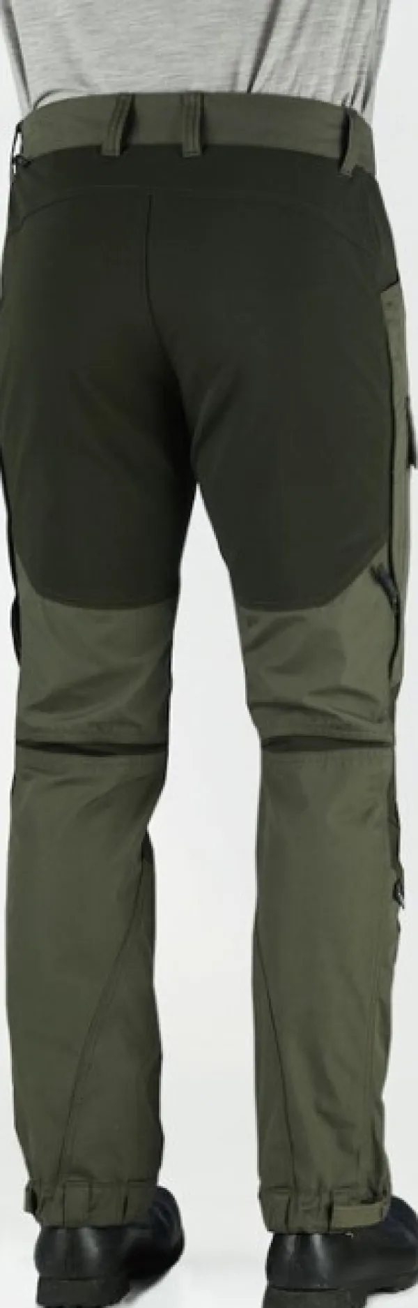 Lundhags Retkeilyhousut^Authentic II -ulkoiluhousut tummanvihreä