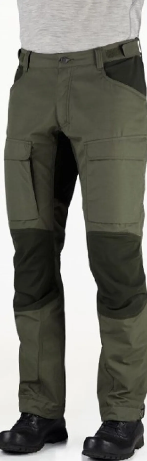 Lundhags Retkeilyhousut^Authentic II -ulkoiluhousut tummanvihreä