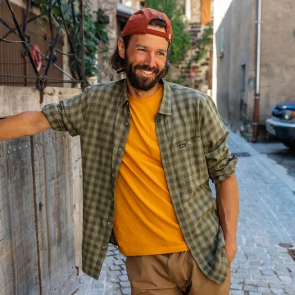 Lundhags Flanelli- Ja Kauluspaidat^Ekren LS Shirt kauluspaita, Clover