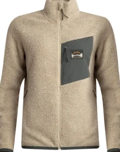 Lundhags Hupparit, Fleecet Ja Välipaidat^Flok Wool naisten fleecetakki, beige