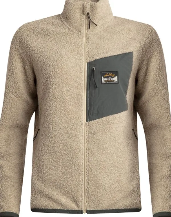 Lundhags Hupparit, Fleecet Ja Välipaidat^Flok Wool naisten fleecetakki, beige