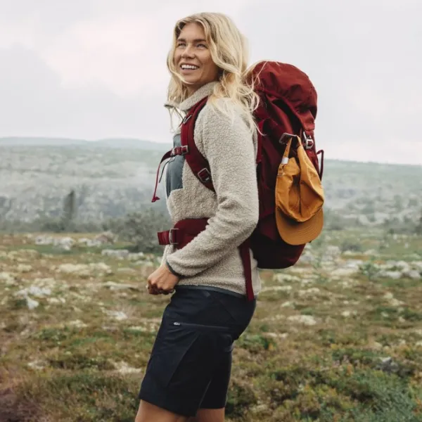 Lundhags Hupparit, Fleecet Ja Välipaidat^Flok Wool naisten fleecetakki, beige