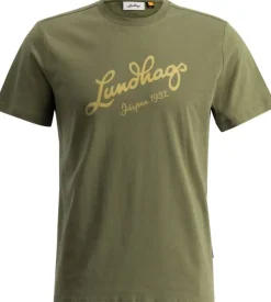 Lundhags T-paidat Ja Pikeepaidat^Järpen Logo T-shirt paita, vihreä
