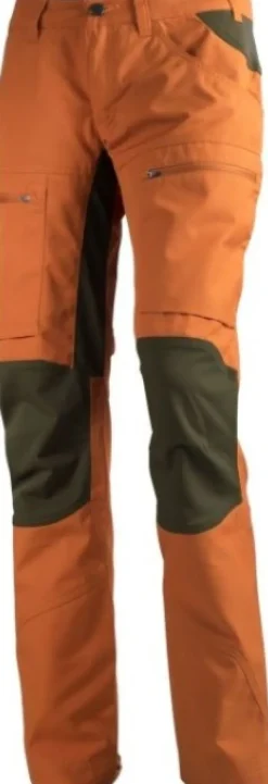 Lundhags Lockne -naisten ulkoiluhousut oranssi| Retkeilyhousut