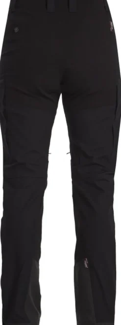 Lundhags Naisten metsästysvaatteet/Naisten Metsästyshousut^Makke High Waist Curved Pant naisten ulkoiluhousut, musta