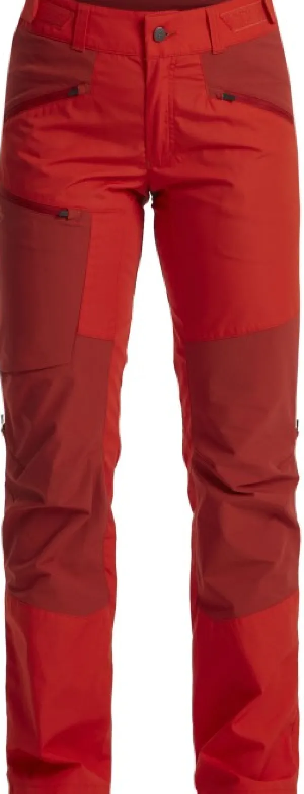 Lundhags Makke LT Pant naisten vaellushousut, punainen| Retkeilyhousut