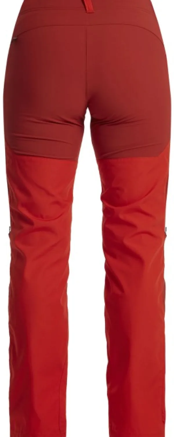 Lundhags Makke LT Pant naisten vaellushousut, punainen| Retkeilyhousut