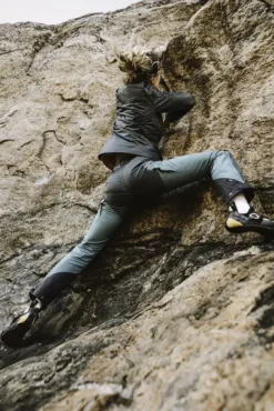 Lundhags Retkeilyhousut^Makke Pant naisten vaellushousut, Jade/Dark Agave