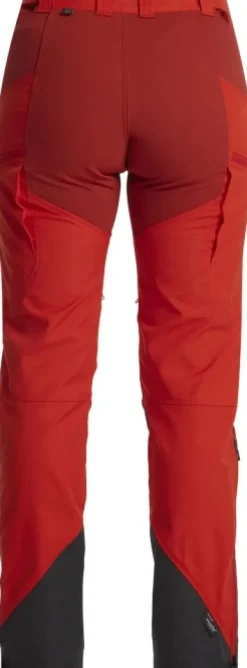 Lundhags Retkeilyhousut^Makke Pant naisten vaellushousut, Lively Red/Mellow Red