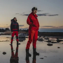 Lundhags Retkeilyhousut^Makke Pant naisten vaellushousut, Lively Red/Mellow Red