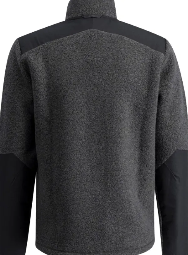 Lundhags Hupparit, Fleecet Ja Välipaidat^Saruk Wool Pile Mid Full Zip fleecetakki, Charcoal