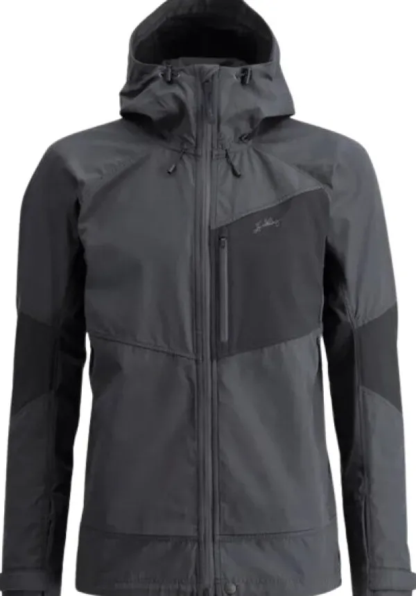 Lundhags Polkupyoralaukut^Tived Stretch Hybrid Jacket Ms Granite/Charcoal
