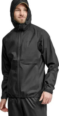 Lundhags Kuori- Ja Sadetakit^Tived Waterproof Jacket takki, Charcoal