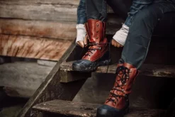 Lundhags Vaellus- Ja Trekkingkengät^Vandra II High vaelluskenkä, unisex, punaruskea/musta